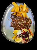 43.Costilla de cerdo con salsa de barbacoa