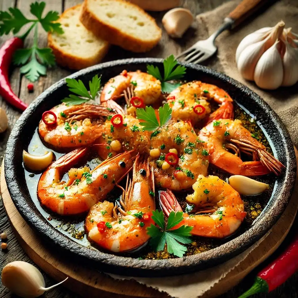 Gambas al ajillo