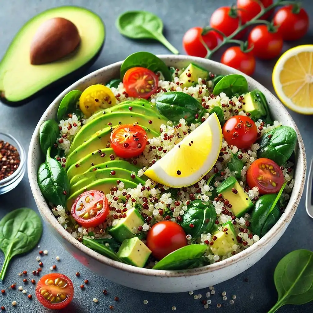 Ensalada de Quinoa y Aguacate