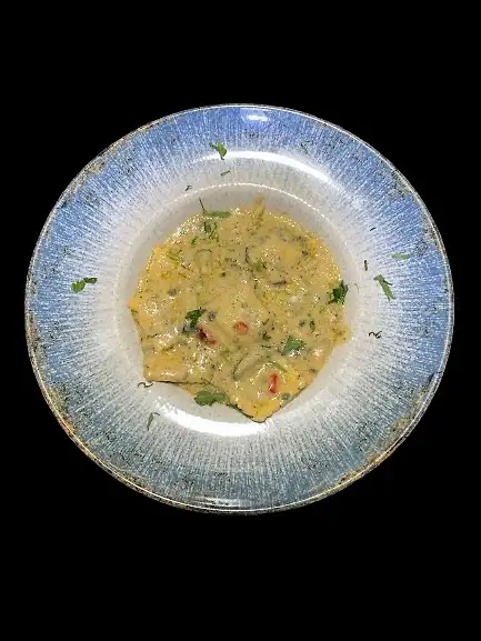 81.Ravioli de verdura, relleno de verdura y queso