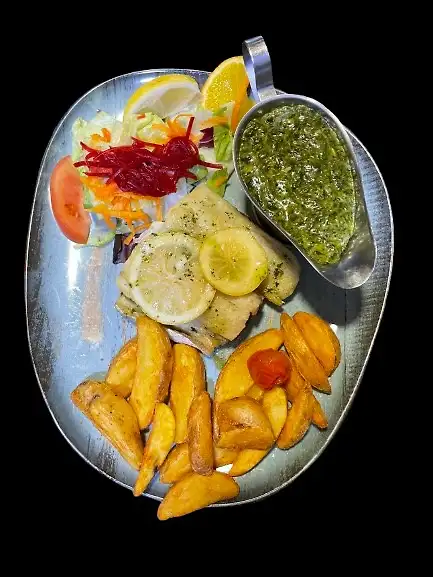 92.Bacalao con salsa de espinacas